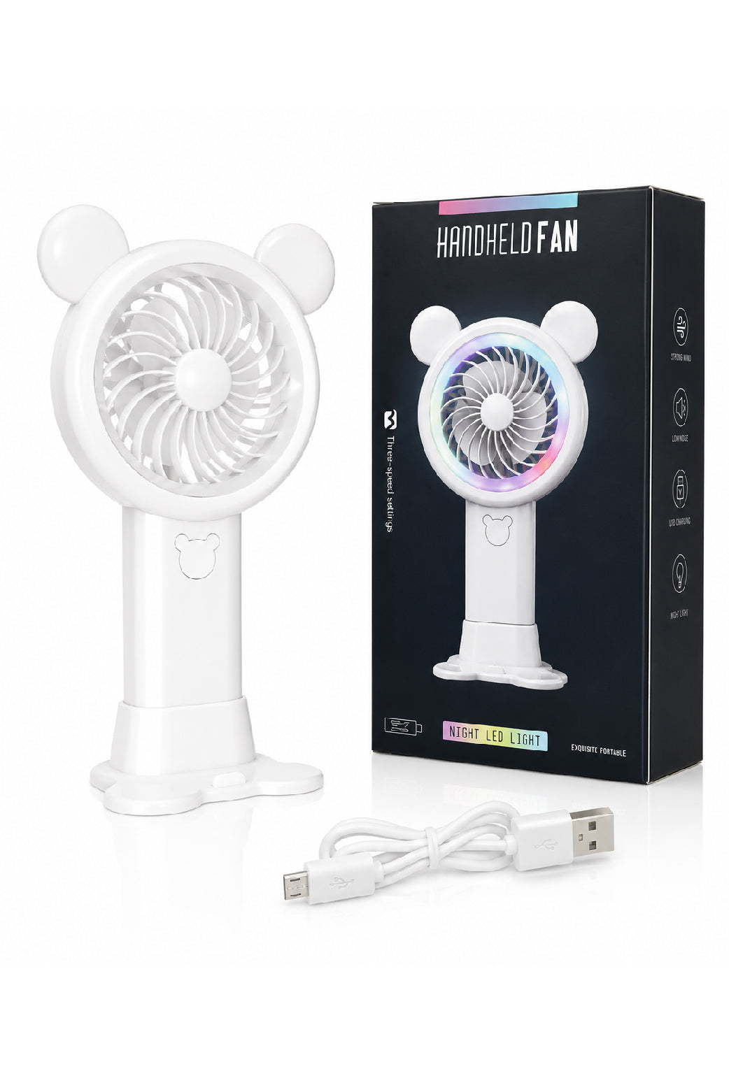 Handheld Fan - Mickey & Minnie