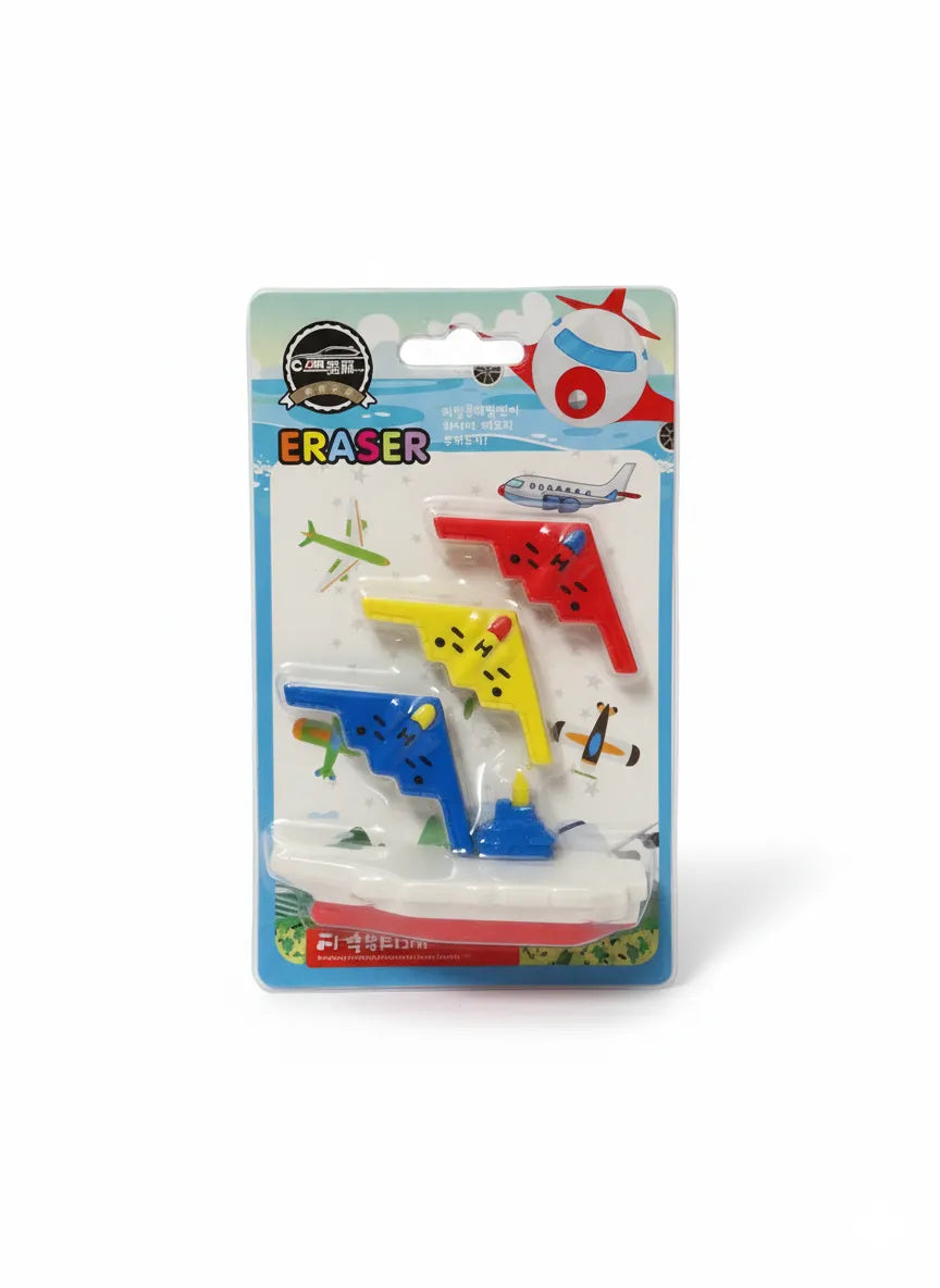 Card Packing Erasers